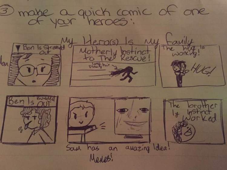 Bennett's heroes age 13